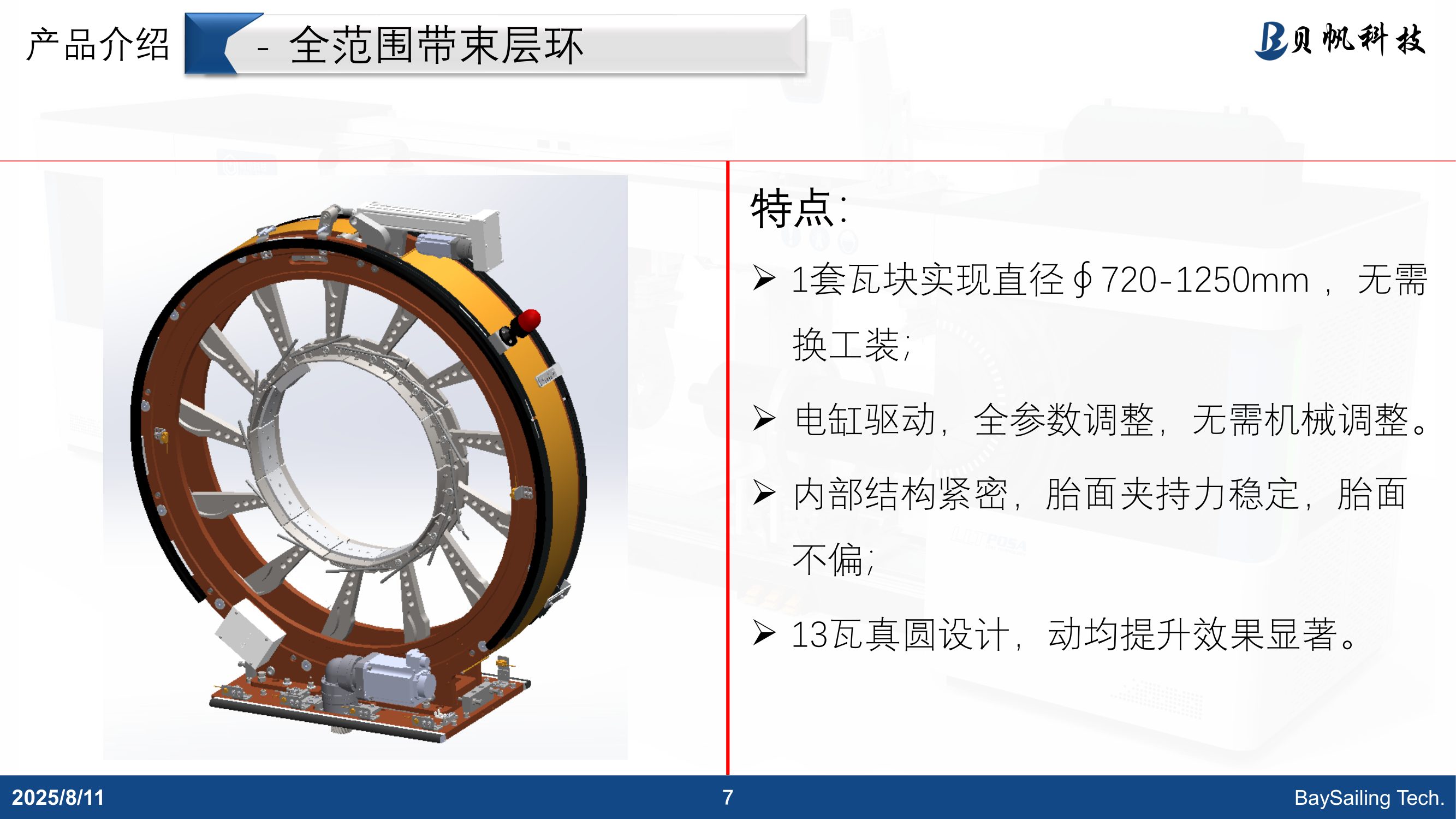 全范围带束层环